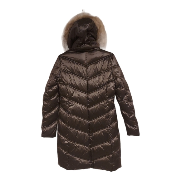 Michael Kors charcoal Down Puffer coat sz XS S NWT MSRP $229 - Picture 3 of 15